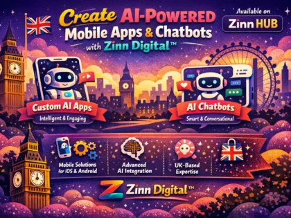 Create AI-powered mobile apps and chatbots with Zinn Digital™