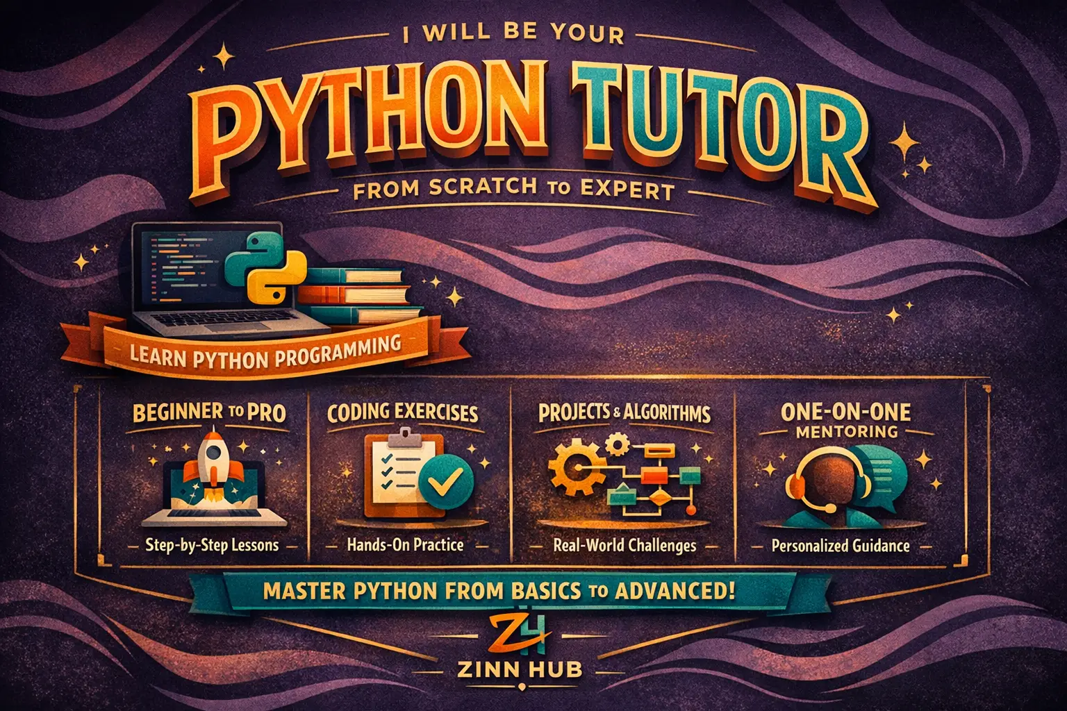 Be Your Programming Python Tutor From Scratch To Expert 1 Be Your Programming Python Tutor From Scratch To Expert