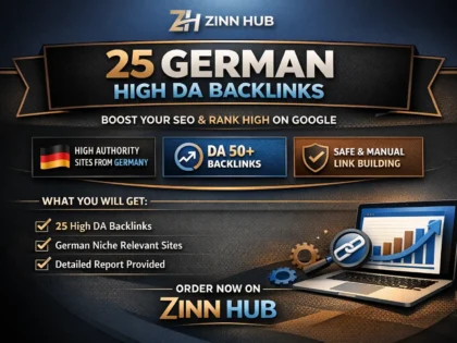 create 25 german high da backlinks
