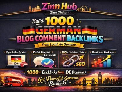 Build 1000 German blog comment backlinks from local .de domains