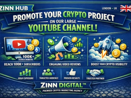 Promote your crypto project on our large YouTube channel