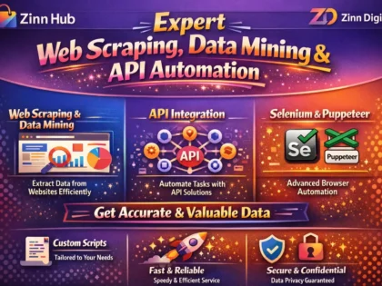 expertly do web scraping