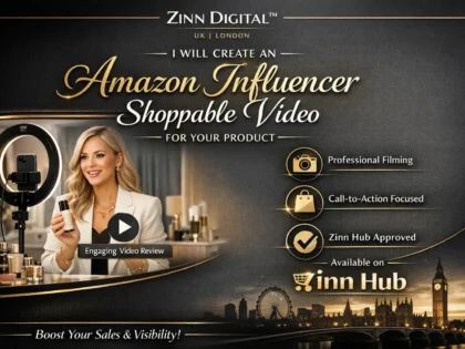 create an amazon influencer shoppable video for your product