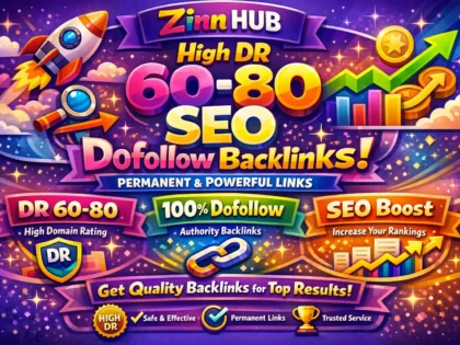 do high DR 60 to 80 SEO dofollow permanent backlinks