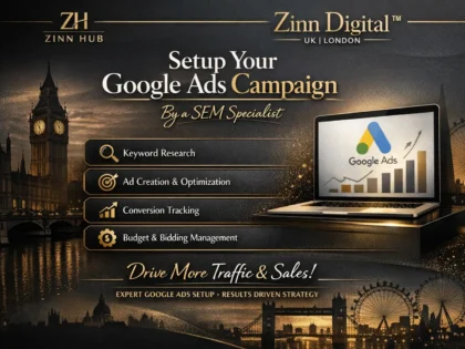 setup your google ads adwords campaign in english