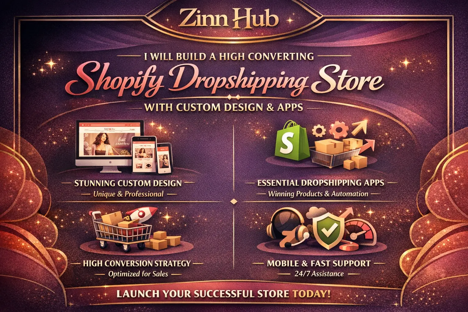 Build A High Converting Shopify Dropshipping Store With Custom Design And Apps 1 Build A High Converting Shopify Dropshipping Store With Custom Design And Apps