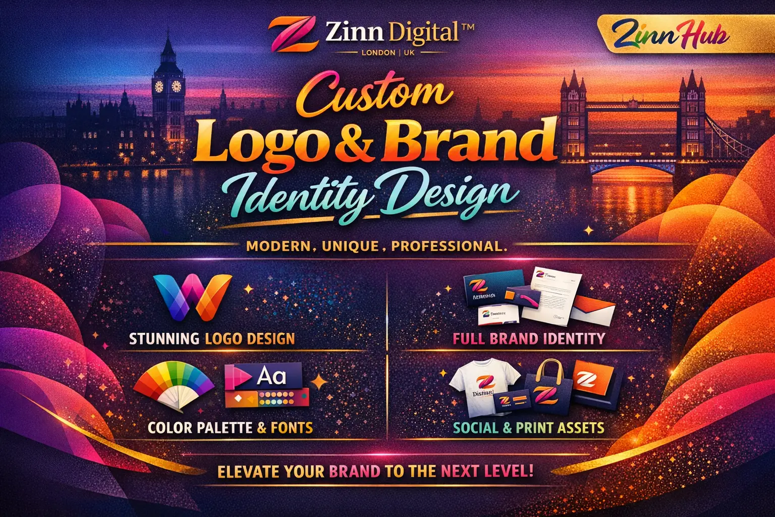 Design A Custom Modern Business Logo And Brand Identity 1 Design A Custom Modern Business Logo And Brand Identity