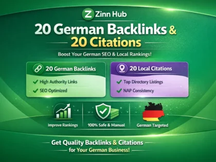Do 20 German Backlinks And 20 Citations