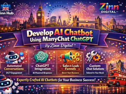 Develop AI Chatbot Using ManyChat & ChatGPT - Zinn Digital ™