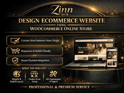 Design Ecommerce Website Using Woocommerce Online Store