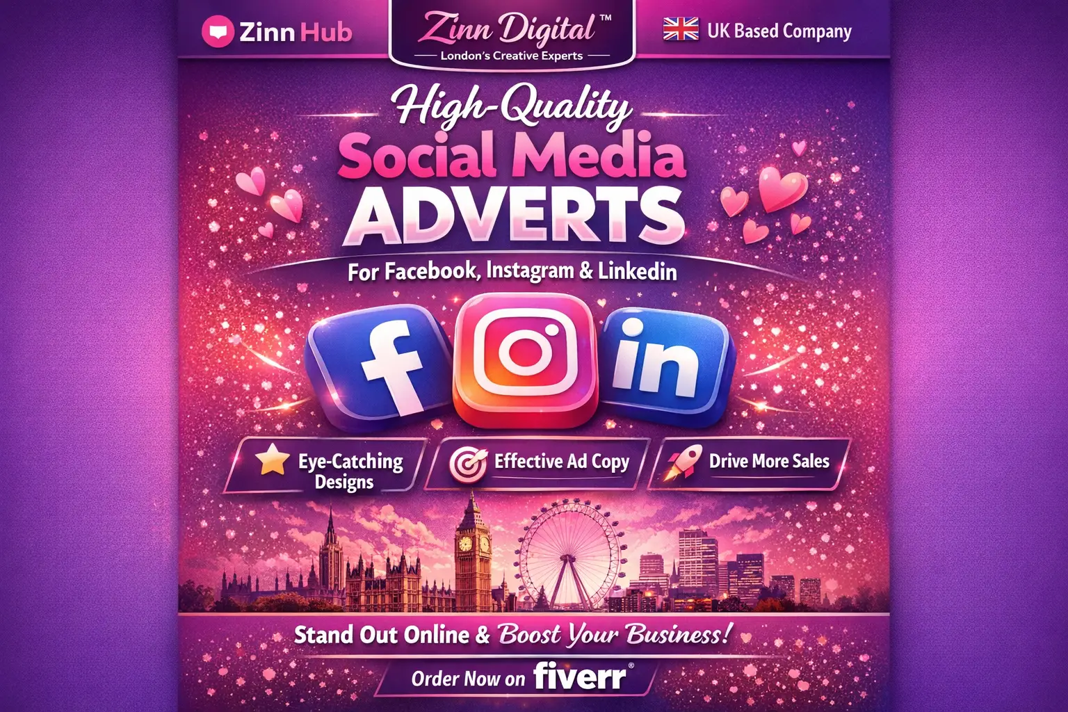 Create High-Quality Facebook, Instagram And Linkedin Adverts 1 Create High-Quality Facebook