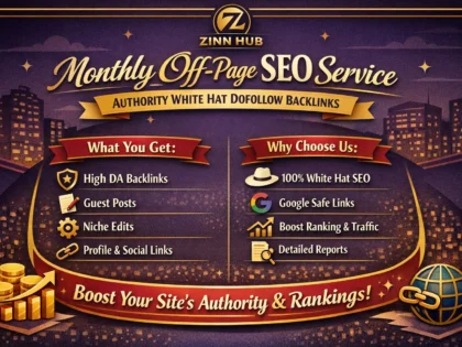 Do Monthly Off Page Seo Service Using Authority White Hat Dofollow Backlink