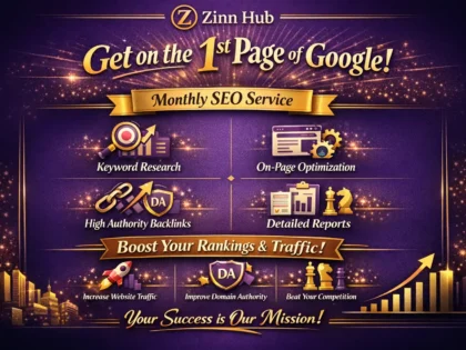 provide monthly SEO service for 1st page google rankings