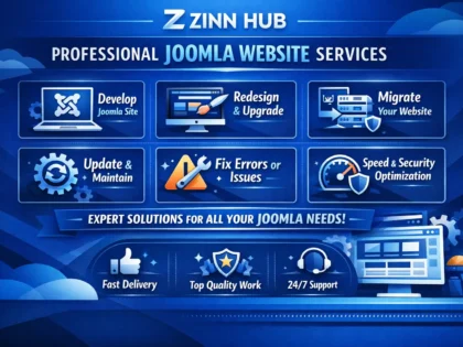 Develop, Redesign, Upgrade, Update, Migrate, Fix Error Or Issue Joomla Website 2 Develop