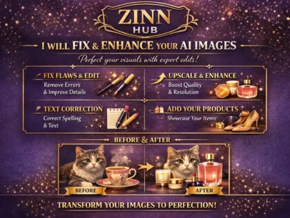 Fix Flaws, Edit, Upscale, And Text Correct Your Ai Images, And Add Your Products 2 Fix Flaws