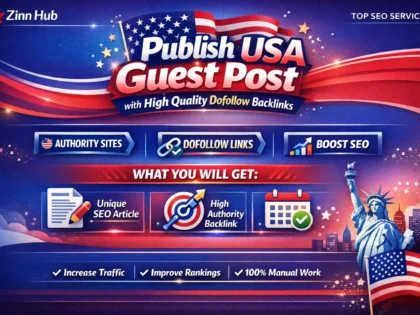 Publish Usa Guest Post With High Quality Dofollow Backlinks