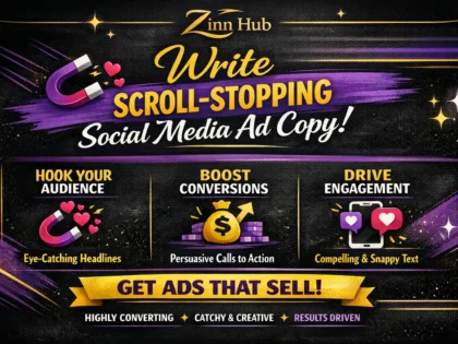write scroll stopping social media ad copy
