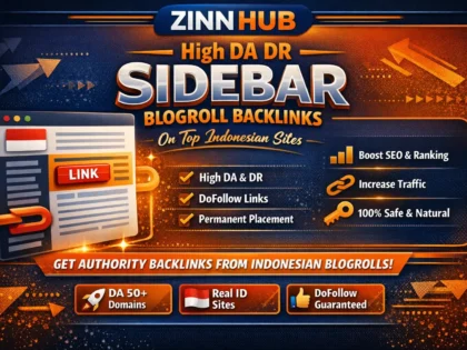 create high da DR sidebar blogroll dofollow backlinks on id indonesian sites