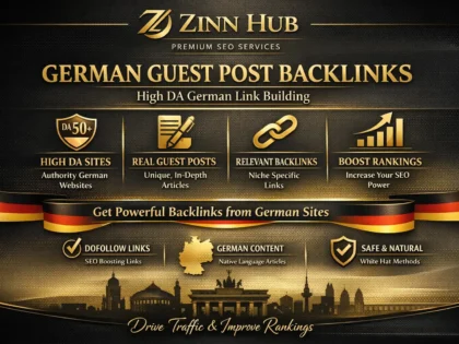 do SEO backlinks through german guest posts high da german link building
