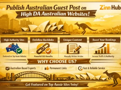 Publish Australian Guest Post On High Da Australian Websites