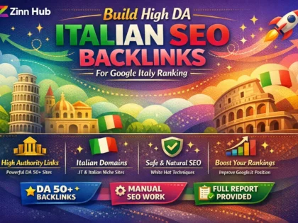 build high da italian seo backlinks for google italy ranking