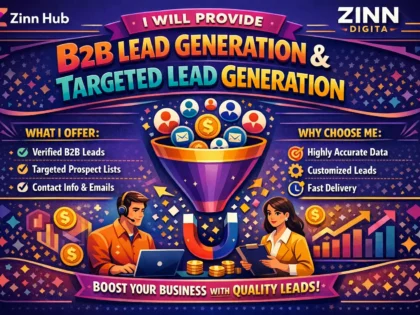 Provide B2B Lead Generation And Targeted Lead Generation