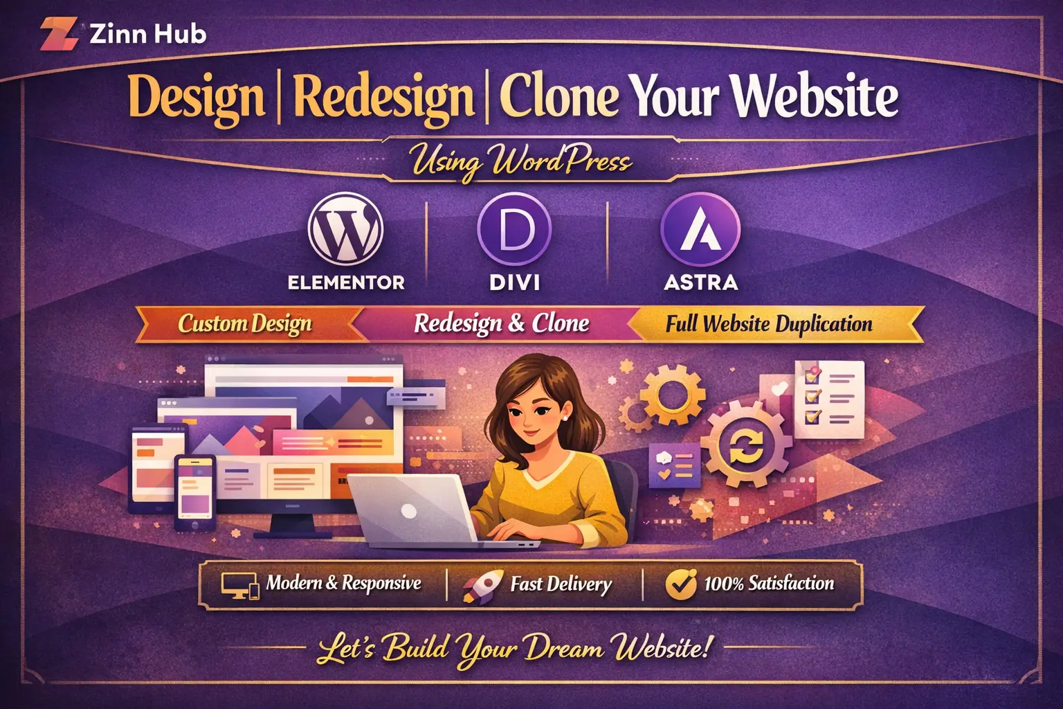Design Redesign Clone Duplicate Website Using Wordpress Elementor Divi Astra 1 Design Redesign Clone Duplicate Website Using Wordpress Elementor Divi Astra