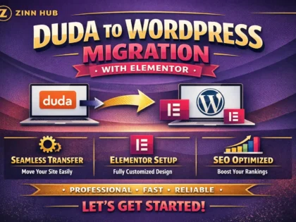 Do Duda To Wordpress Migration With Elementor