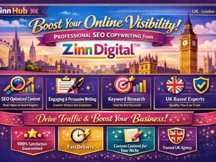 Boost your online visibility with professional SEO copywriting from Zinn Digital ™