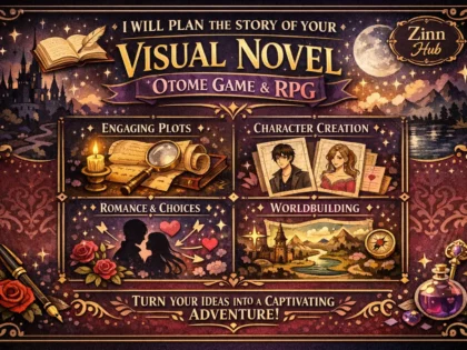Plan The Story Of Your Visual Novel Or Otome Game Or Rpg