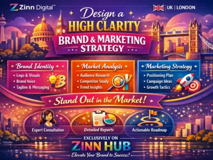 Design a high clarity brand and marketing strategy