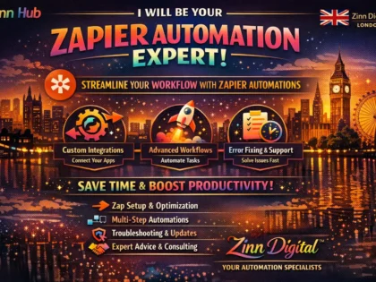 Be Your Zapier Automation Expert - Zinn Digital ™