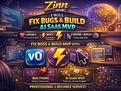 fix bugs and build ai saas mvp using v0 lovable bolt cursor replit