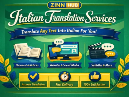 translate into italian any kind of text  for you
