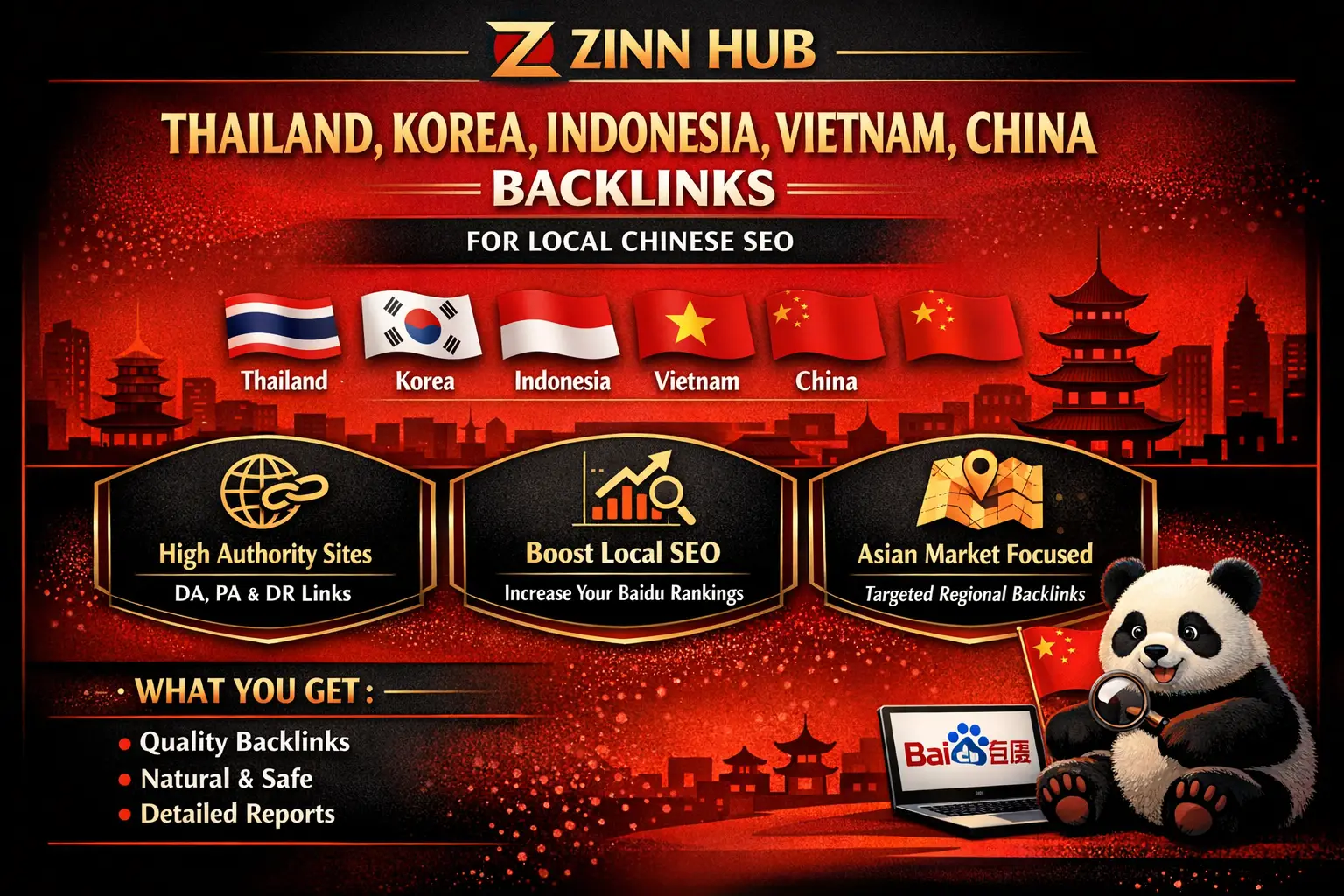 Do Thailand, Korea, Indonesia, Vietnam, China Backlinks For Local Chinese Seo 1 Do Thailand