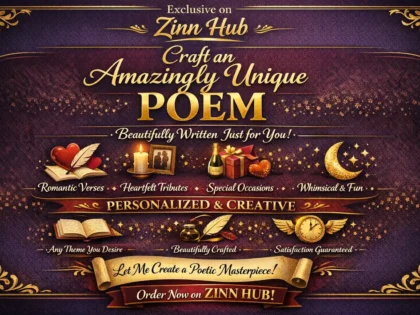 Craft An Amazingly Unique Poem