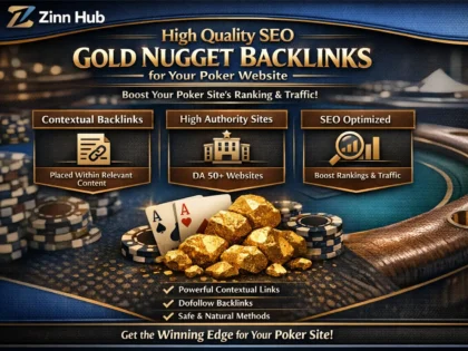 make high quality seo contextual gold nugget backlinks for your poker website