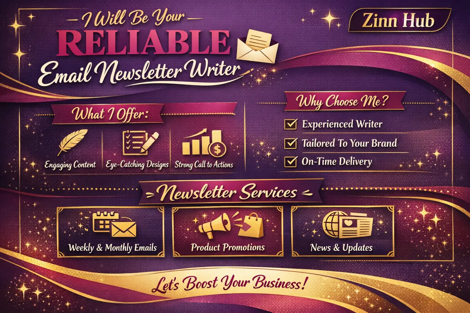 Be Your Reliable Email Newsletter Writer 1 Be Your Reliable Email Newsletter Writer