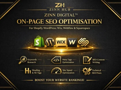 Provide Comprehensive On-Page Seo Optimisation For Shopify, Wordpress, Wix, Webflow And Squarespace Websites 2 Provide Comprehensive On-Page Seo Optimisation For Shopify