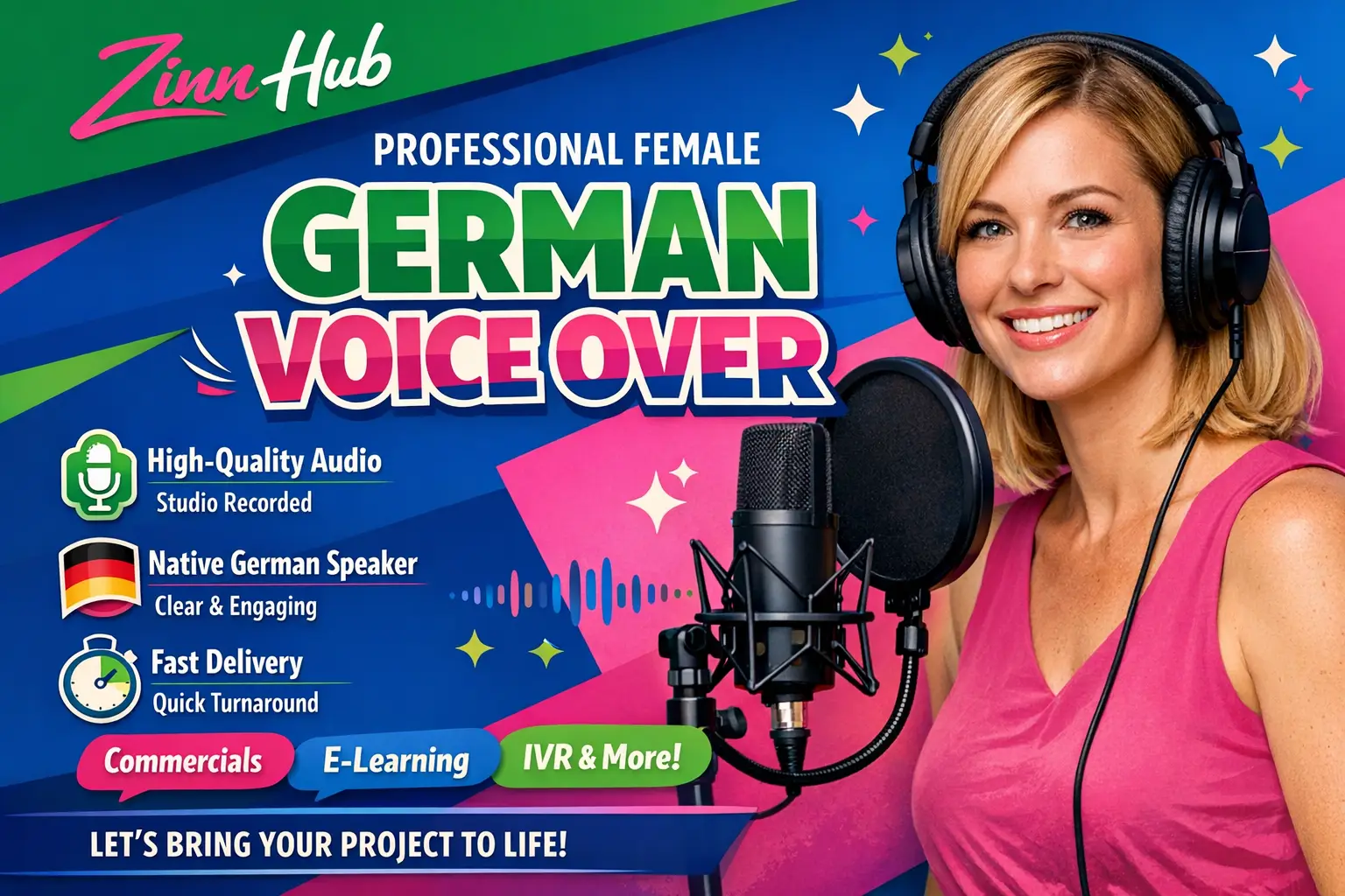 Produce A Professional Female German Voice Over 1 Produce A Professional Female German Voice Over
