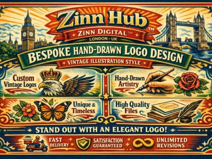 Design Bespoke Hand-Drawn Logo With Vintage Illustration Style