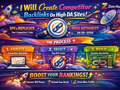 create competitor backlinks on high da site