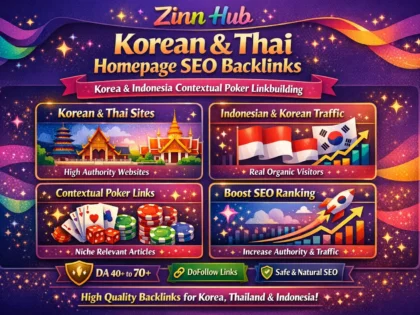 Korean Thai Homepage Seo Backlinks Korea Indonesia Contextual Poker Linkbuilding