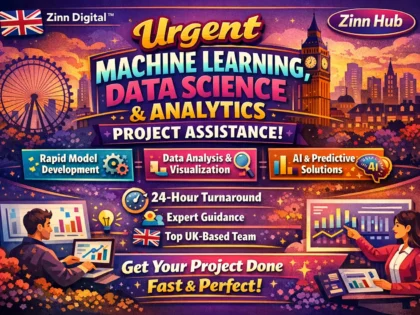 Urgent machine learning, data science and analytics project assistance