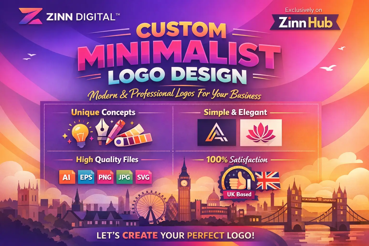 Create A Custom Modern Minimalist Business Logo Design 1 Create A Custom Modern Minimalist Business Logo Design