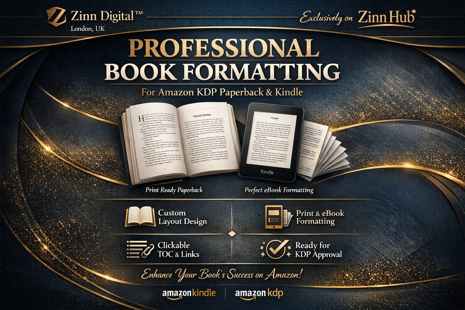 Book Formatting For Amazon Kdp Paperback And Kindle 2 Book Formatting For Amazon Kdp Paperback And Kindle - Image 2