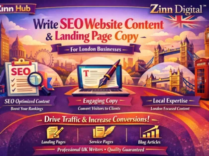 Write Seo Website Content And Landing Page Copy For London Businesses