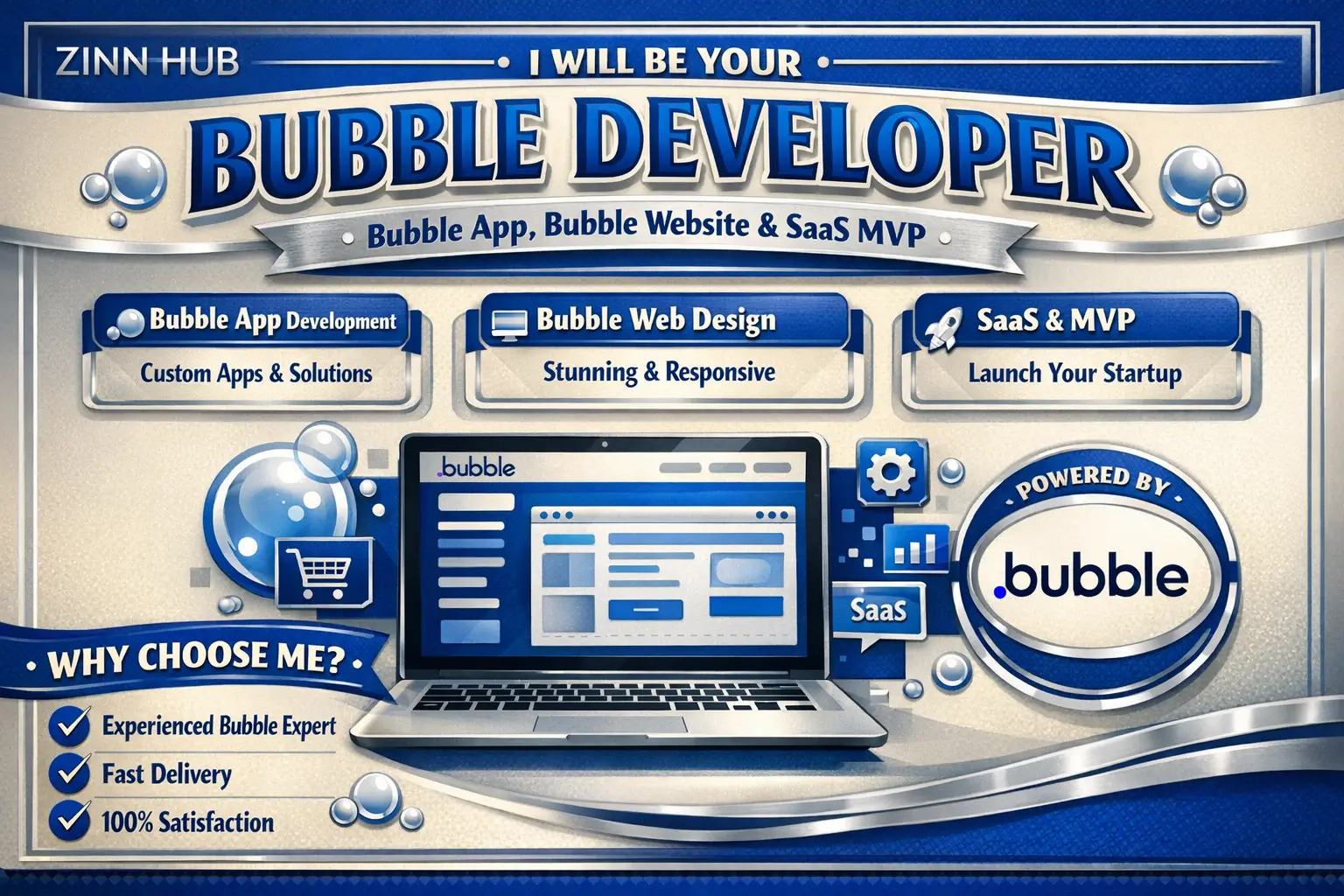 Be Your Bubble Developer For Bubble App, Bubble Website, Saas Or Mvp Bubble Io 1 Be Your Bubble Developer For Bubble App