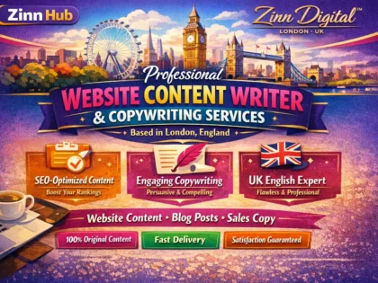 Professional Website Content Writer And Copywriting Services In London