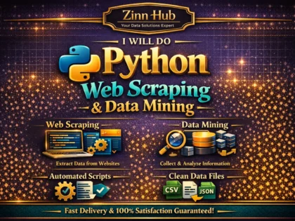 do python web scraping and data mining